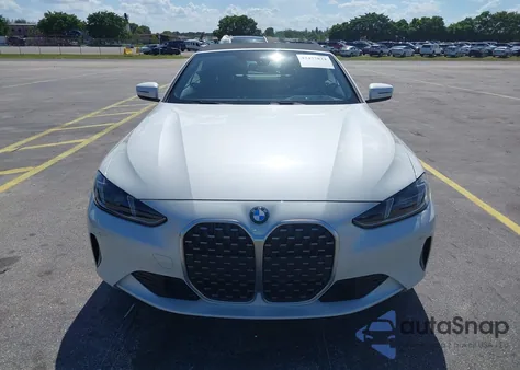 2025 BMW 4 Series 430I z USA, uszkodzony, nr VIN WBA33DB05SCU55191